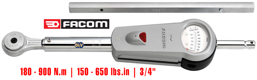 co le luc chi kim Facom K.201B, co le siet luc Facom K.201B, Facom dial torque wrench K.201B