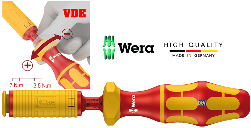 to vit luc cach dien Wera 7444 VDE, to vit siet luc cach dien Wera 7444 VDE, Wera torque screwdriver 7444 VDE